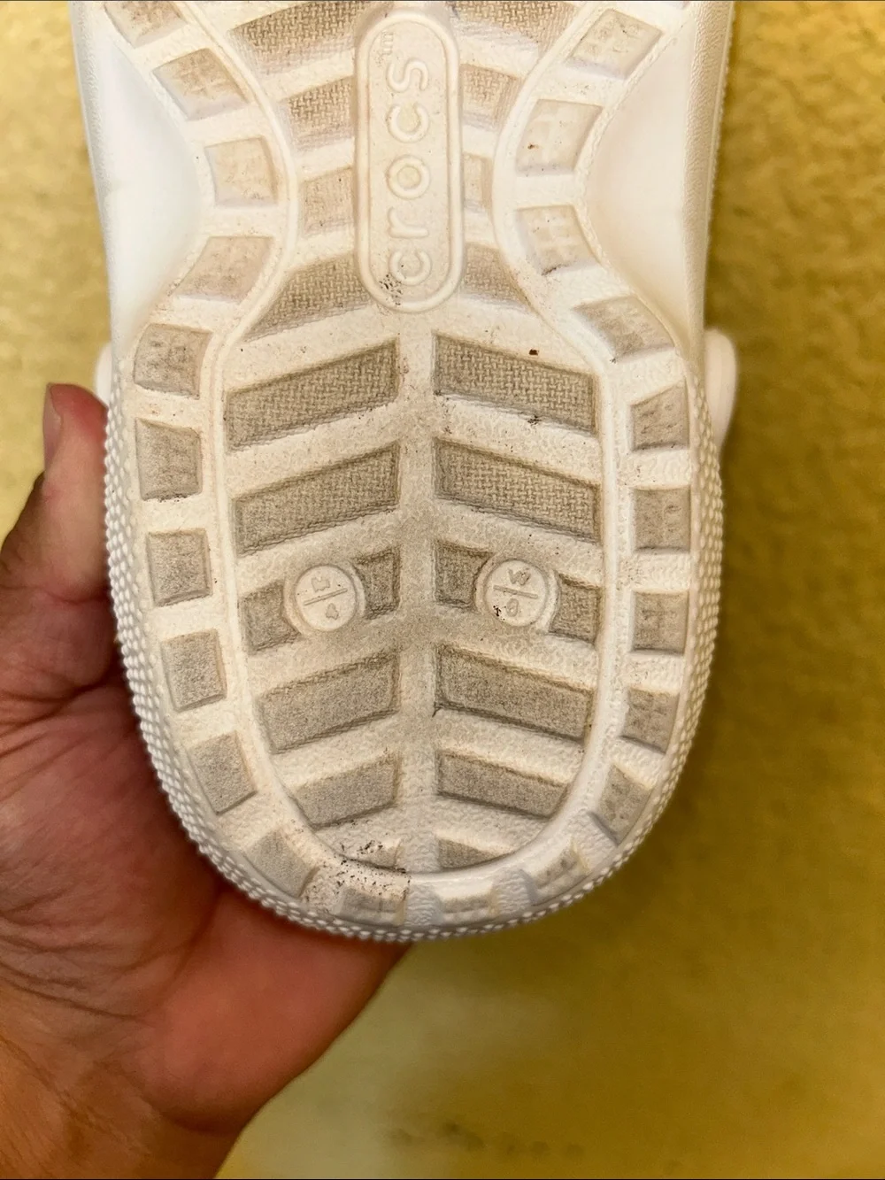 CROCS Kids White Classic Clog with Heel Strap